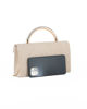 Immagine di DIVAS - Borsa pochette oro rosa in lurex con manico gioiello