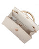 Immagine di DIVAS - Borsa pochette oro rosa in lurex con manico gioiello