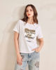 Immagine di BACHATA - Tshirt manica corta con stampa bianca