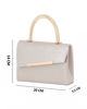 Immagine di DIVAS - Borsa pochette oro rosa con manico in metallo