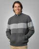 Immagine di BROKER'S - Maglia manica lunga full zip in ciniglia