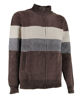 Immagine di BROKER'S - Maglia manica lunga full zip in ciniglia