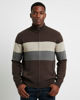 Immagine di BROKER'S - Maglia manica lunga full zip in ciniglia