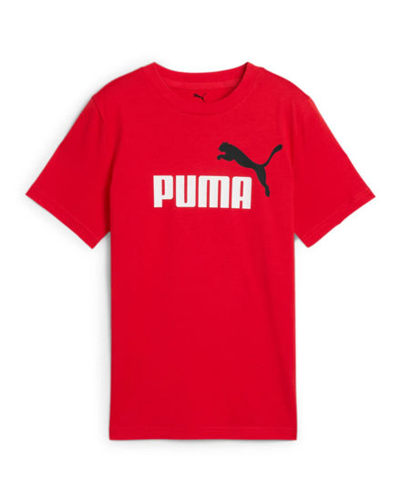 Immagine di PUMA - T-SHIRT ESS 2 COLOR NO.1 LOGO JUNIOR ROSSA – 685778-11