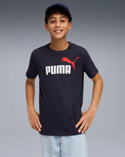 Immagine di PUMA - T-SHIRT ESS 2 COLOR NO.1 LOGO JUNIOR BLU – 685778-16