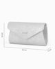 Immagine di NARDINI - Borsa pochette argento luminosa per cerimonia