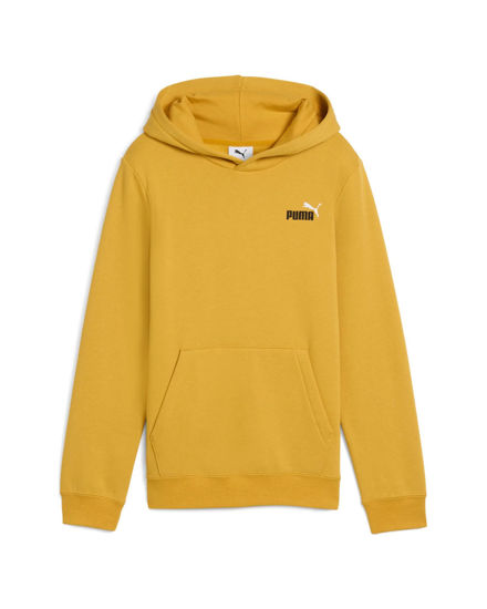 Immagine di PUMA – FELPA CON CAPPUCCIO ESSENTIALS 2 COLOR SMALL LOGO JUNIOR GIALLA – 685825-62