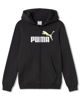 Immagine di PUMA – FELPA ESSENTIALS+ 2 COLOR LOGO FULL ZIP JUNIOR NERA – 692654-52