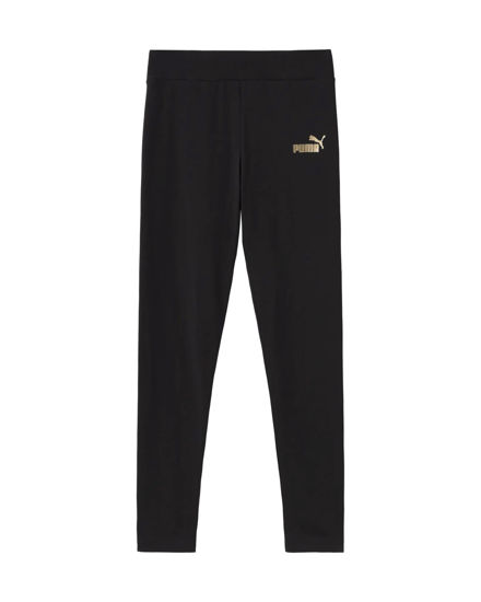 Immagine di PUMA – LEGGINGS ESSENTIALS+TEXTURED FOIL LOGO JUNIOR NERO – 692211-01