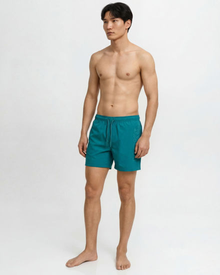 Immagine di JACK&JONES - Boxer mare Maui Wave ottanio con logo laterale