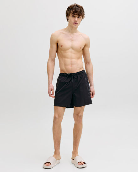 Immagine di JACK&JONES - Boxer mare Maui Wave nero con logo laterale