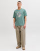 Immagine di JACK&JONES - Tshirt manica corta honolulu verde salvia con stampa