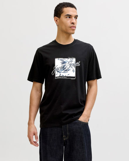 Immagine di JACK&JONES - Tshirt manica corta honolulu nera con stampa
