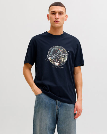 Immagine di JACK&JONES - Tshirt manica corta honolulu blu con stampa