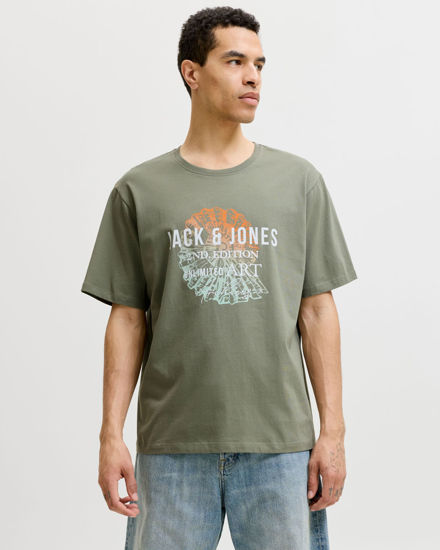 Immagine di JACK&JONES - Tshirt manica corta gradient verde con stampa