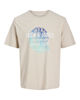 Immagine di JACK&JONES - Tshirt manica corta gradient  beige con stampa