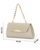 Immagine di DIVAS - Borsa pochette platino in lurex per cerimonia