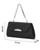 Immagine di DIVAS - Borsa pochette nera in lurex per cerimonia