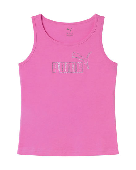 Immagine di PUMA -CANOTTA JUNIOR (7 - 16 ANNI) ROSA MALVA  ESS LOGO TANK RHINESTONE, 693911-74