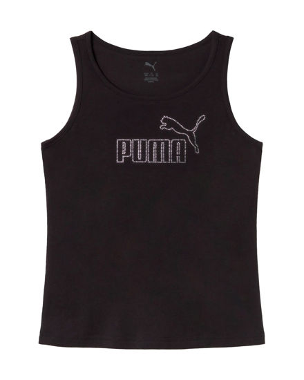 Immagine di PUMA -CANOTTA JUNIOR (7 - 16 ANNI) NERA  ESS LOGO TANK RHINESTONE, 693911-01