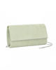Immagine di MISS GLOBO - Borsa pochette verde scamosciato con inserto metallizzato