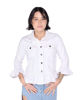 Immagine di NEON&NYLON - Giubbino jeans Frill bianco denim