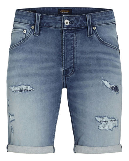Immagine di JACK&JONES - Bermuda jeans Rick blue denim