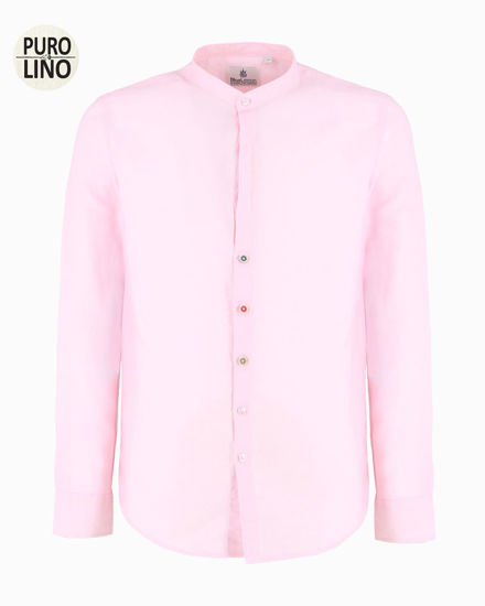 Immagine di CAMICIA MANICA LUNGA COREANA LINO
