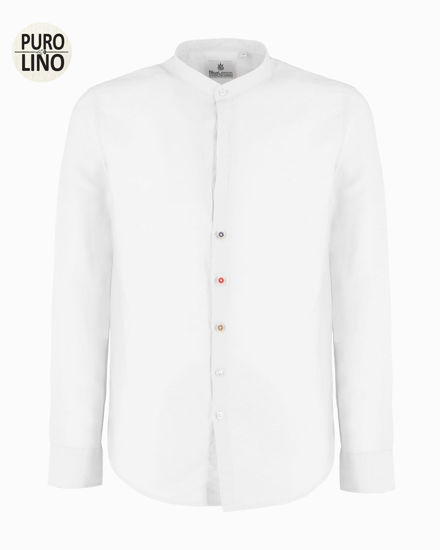 Immagine di CAMICIA MANICA LUNGA COREANA LINO