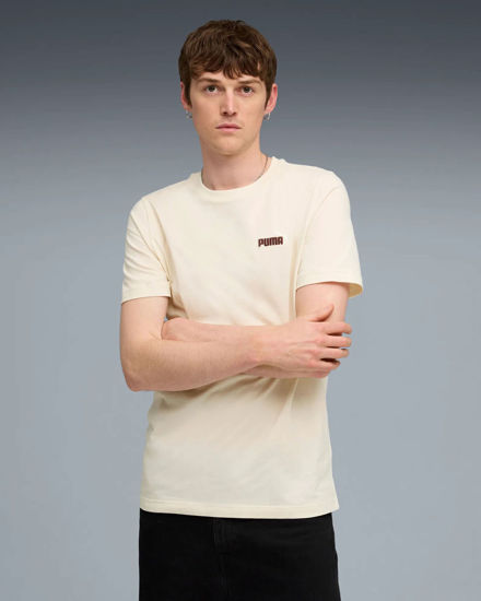 Immagine di PUMA - T-SHIRT PANNA ESSENTIAL 2 COLOR SMALL LOGO DA UOMO 684717-99
