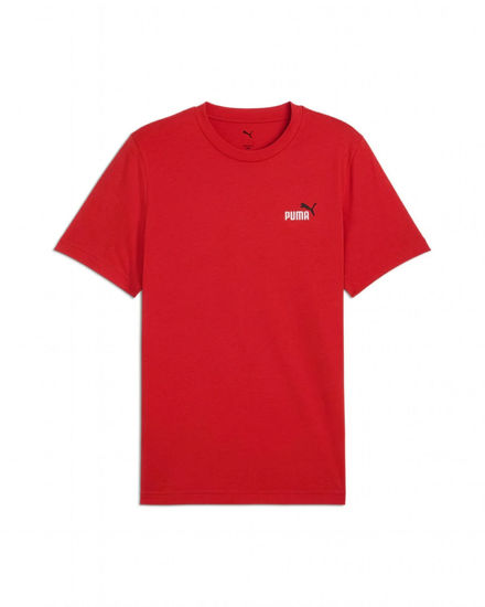 Immagine di PUMA - T-SHIRT ROSSA ESSENTIAL 2 COLOR SMALL LOGO DA UOMO, 684717-11