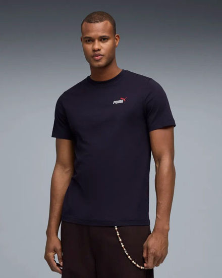 Immagine di PUMA - T-SHIRT BLU ESSENTIAL 2 COLOR SMALL LOGO DA UOMO, 684717-19