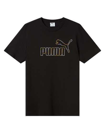 Immagine di PUMA - T-SHIRT ESS TEE BIG LOGO NERA DA UOMO, 688913-01