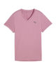 Immagine di PUMA - T-SHIRT  TAD ESSENTIAL VNECK ROSA SCURO DA DONNA, 525890-65