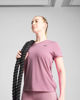 Immagine di PUMA - T-SHIRT  TAD ESSENTIAL VNECK ROSA SCURO DA DONNA, 525890-65