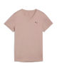 Immagine di PUMA - T-SHIRT  TAD ESSENTIAL VNECK MARRONE ROSATO DA DONNA, 525890-95