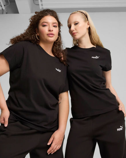 Immagine di PUMA - T-SHIRT NERA ESSENTIAL SMALL N. 1 DA DONNA, 682372-01