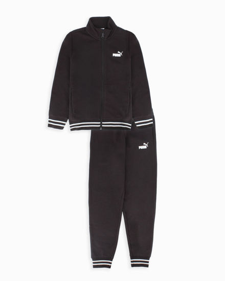 Immagine di PUMA - TUTA  JUNIOR (7 - 16 ANNI)  ESSENTIAL FULL ZIP, NERA , 689062-01