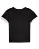 Immagine di PUMA - T-SHIRT NERA E BIANCA T7 SLIM DA DONNA, 632129-01
