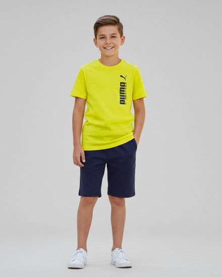 Immagine di PUMA - T-SHIRT JUNIOR (7 - 16 ANNI) ESSENTIAL GRAPHIC TEE , GIALLA FLUO,  694948-37