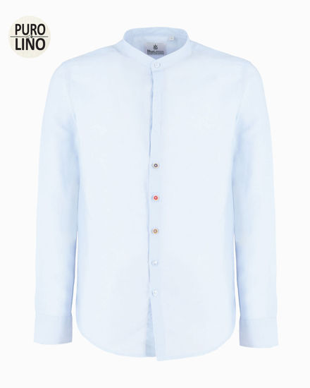 Immagine di CAMICIA MANICA LUNGA COREANA LINO