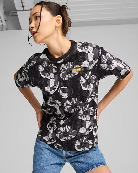 Immagine di PUMA - T-SHIRT NERA E BIANCA ESSENTIAL+ CLASS ACT  DA DONNA, 681692-01
