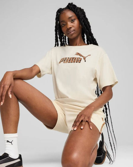 Immagine di PUMA - T-SHIRT BEIGE GRAFICA ANIMAL DA DONNA,  688532-87
