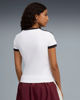 Immagine di PUMA - T-SHIRT BIANCA E NERA  T7 SLIM DA DONNA, 632129-02