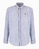 Immagine di CAMICIA ML RIGA GRANDE MISTO LINO BD