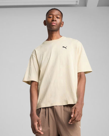 Immagine di PUMA - T-SHIRT BEIGE WARDROBE ESS BOXY  DA UOMO 629645-87