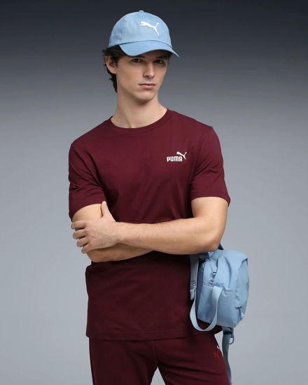 Immagine di PUMA - T-SHIRT BORDEAUX ESSENTIAL SMALL N.1 DA UOMO, 682535-96