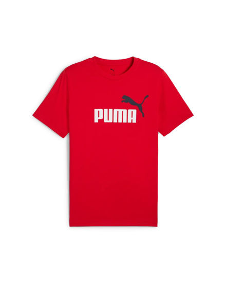 Immagine di PUMA - T-SHIRT ROSSA ESSENTIAL 2 COLOR N. 1 LOGO DA UOMO, 684708-11