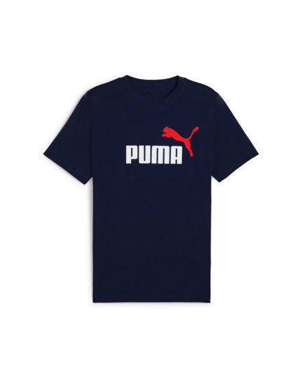 Immagine di PUMA - T-SHIRT BLU ESSENTIAL 2 COLOR N. 1 LOGO DA UOMO, 684708-19