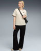 Immagine di PUMA - T-SHIRT BEIGE E MACULATO ESSENTIAL GRAPHIC ANIMAL RELAXED DA DONNA, 688082-87